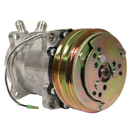 Aftermarket Compressor, New, Sanden Style w Clutch 8390 A-500-244-AI
